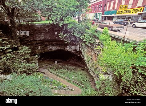 Entrance to Hidden River Cave in Horse Cave Kentucky USA Stock Photo ...