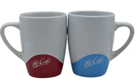 Mcdonalds Mccafe Kaffeetasse Tassen Becher Kaffeebecher Rot Und