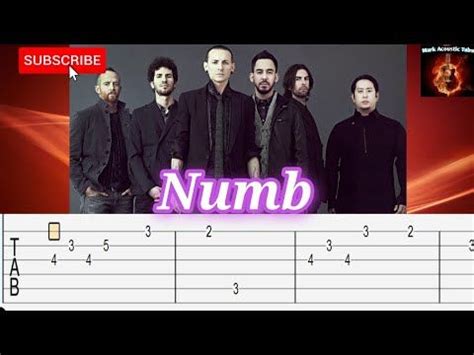 Linkin Park Numb Fingerstyle Guitar Tabs YouTube Linkin Park