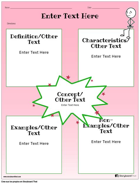 Frayer Modelo 4 Storyboard Por Es Examples