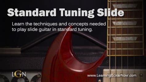 Slide Method 1 Open E Tuning Learning Guitar Now