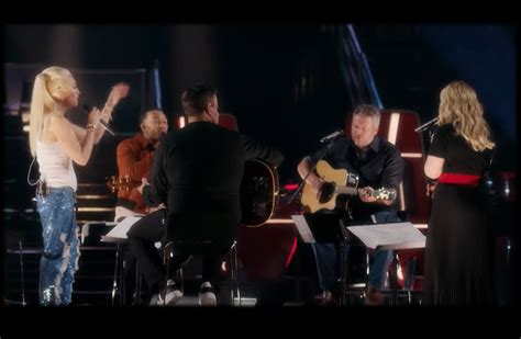 Watch The Voice Coaches Cover "More Than Words" Together