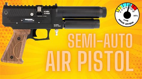 Evanix Viper Semi Auto Air Pistol Airgun Advisor Youtube