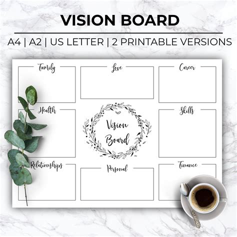 Vision Board Planner Vision Board Quotes Vision Board Party Dream