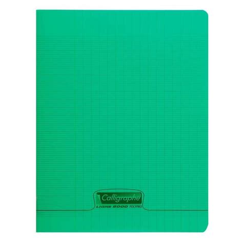 Cahier Polypro X Mm Vert Retif