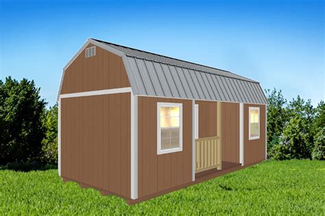 Amish Lofted Barn Sheds In Missouri Dunn Storage Solutions