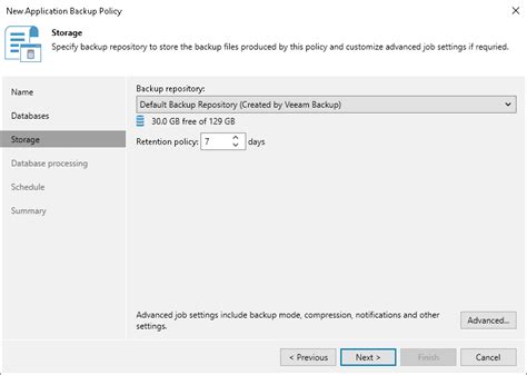 Step Specify Storage Settings Veeam Plug Ins For Enterprise