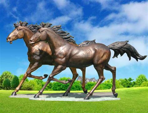 Customized Attractive Modern Metal Standing Horse Stainless Steel Sculpture