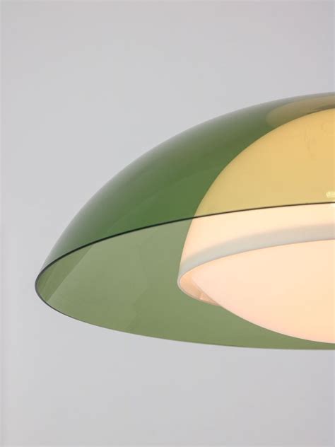 Grüne Vintage Ufo Space Age Lampe von Guzzini 1970er bei Pamono kaufen