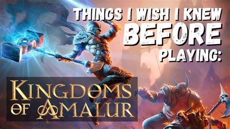 Things I Wish I Knew Before Playing Kingdoms Of Amalur YouTube