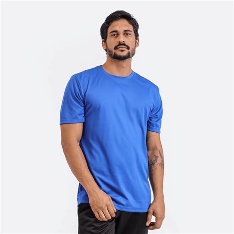 Camiseta Dryfit Masculina Azul Royal Techmalhas