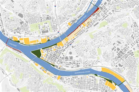 Three Rivers Pittsburgh Map - Shela Dominica