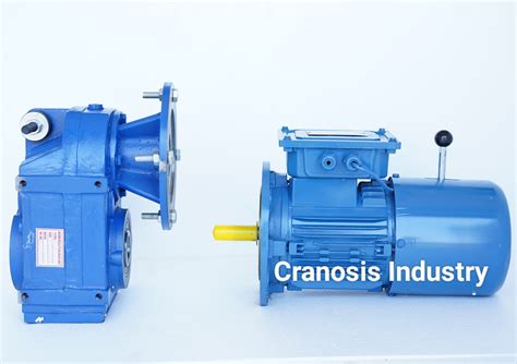 F Series Geared Motor Cranosis Industry Manufacturer Of Brake Motor