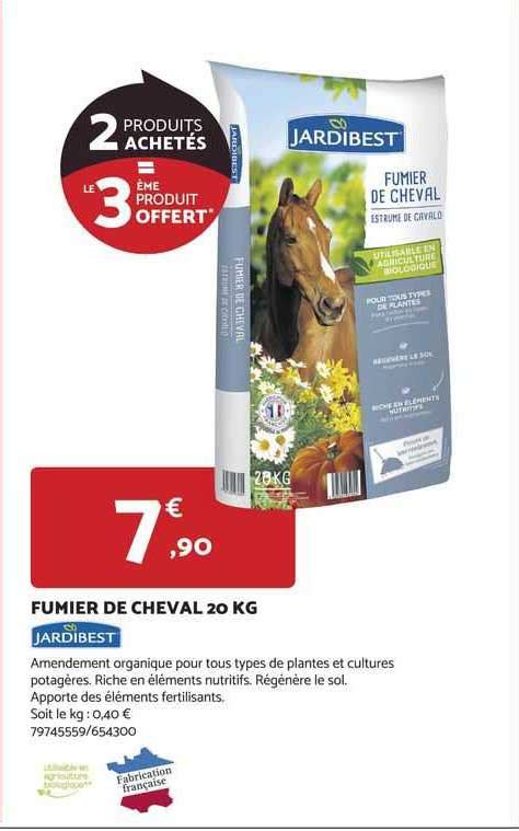 Promo Fumier De Cheval 20 Kg Jardibest chez Bricomarché iCatalogue fr