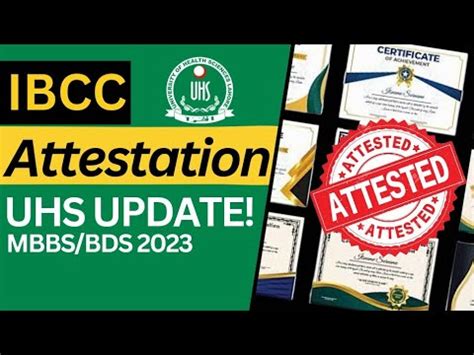 IBCC Attestation Complete Guide MBBS BDS Admissions 2023 YouTube