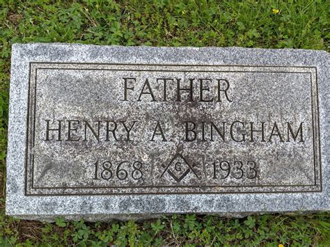 Henry A Bingham Find A Grave Memorial