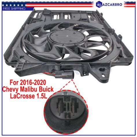 84297662 Cooling Fans Assembly For Chevy Malibu RS Buick LaCrosse 4Cyl