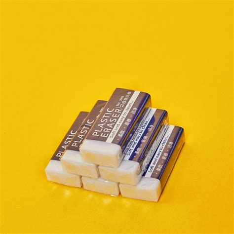 12 Pack Pencil Erasers Large White Erasers For School Office Art