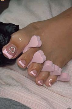 Pink Toe Nails Gel Toe Nails Acrylic Toe Nails French Tip Acrylic