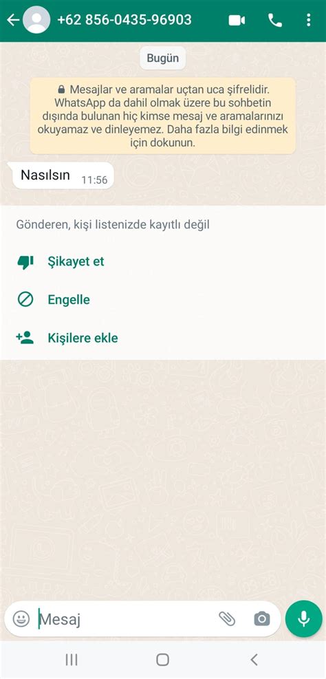 Whatsapp Tan Gelen Mesaj Ikayetvar