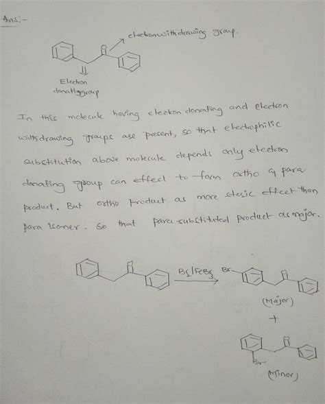 Solved What Is The Major Product For This Reaction And Why Brief Course Hero