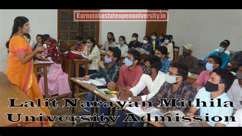 Lalit Narayan Mithila University Admission 2025 Direct Link Lnmu