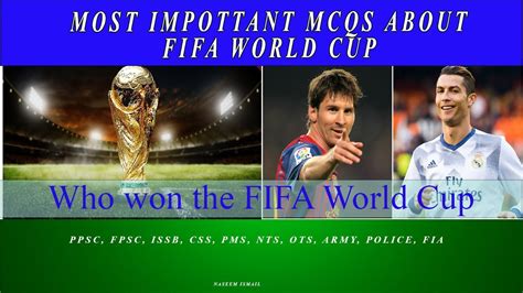 Mcqs About Fifa World Cup World Cup Quiz Questions Gk Quiz On