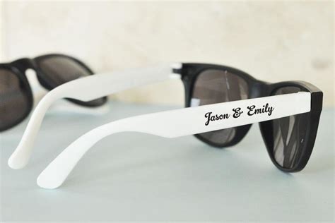 Personalized Sunglasses Wedding Favors Wedding Party Sunglasses