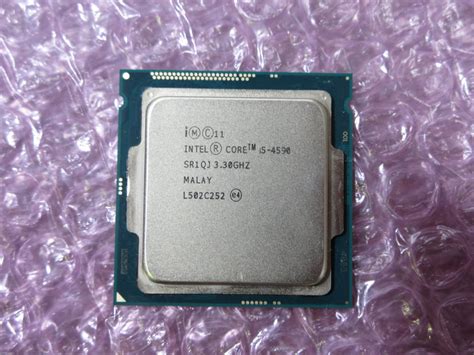 【傷や汚れあり】intel インテル Core I5 4590 330ghz Sr1qj ジャンク Nor459の落札