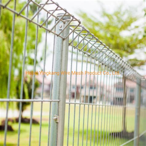 Powder Coated Roll Top Triangle Metal Steel Fence Panel Material