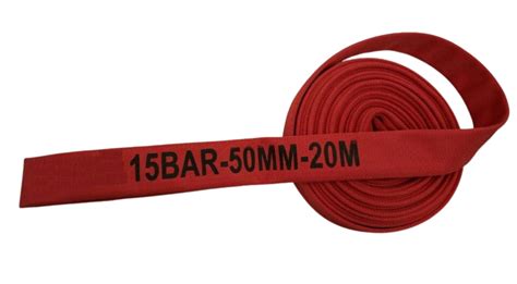 Rubber Lined Fire Hose Firefighting Equipment Non Percolating