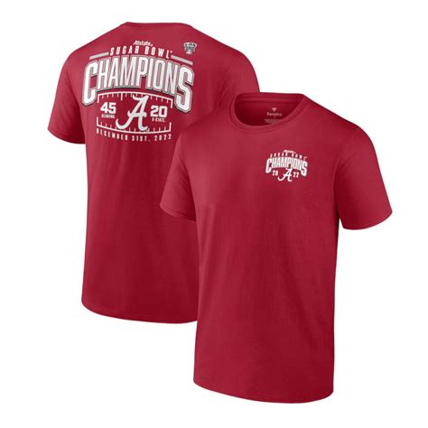 Alabama Crimson Tide 2022 Sugar Bowl Champions Score T-Shirt