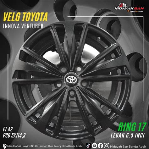 Jual Velg Mobil OEM Toyota Venturer Ring 17x6 5 H 5x114 3 42 Shopee