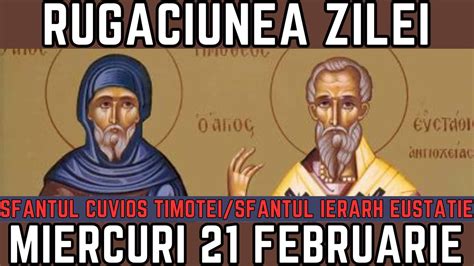 Rug Ciunea Zilei De Miercuri Februarie Praznuim Sfantul Cuvios