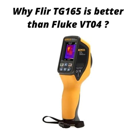 Flir TG165 Vs Fluke VT04 | Good things, Thermal imaging, Infrared thermometers