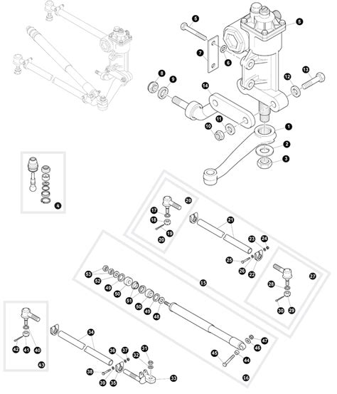 Adwest Steering Box Manual Spare Parts For Land Rover 90 110 And