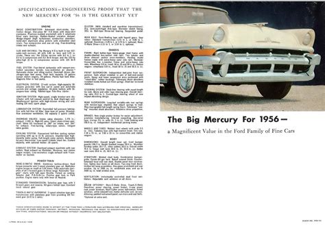 1956 Mercury Brochure