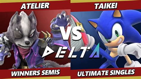 Delta 2 Top 8 Atelier Wolf Vs Taikei Sonic SSBU Ultimate