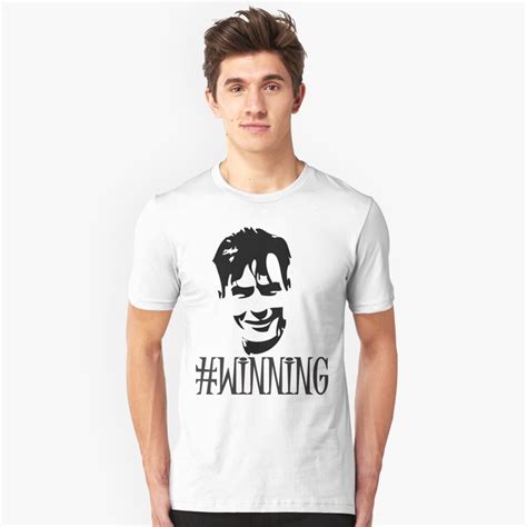 Charlie Sheen Is Winning T Shirt By Rtofirefly Redbubble