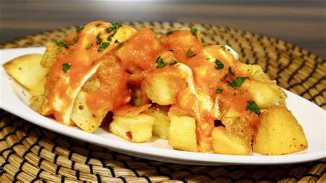 La Mejor Tapa De Bar PATATAS BRAVAS Receta Paso A Paso YouTube