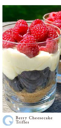 Berry Cheesecake Trifles The Cooking Mom