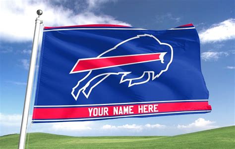 CUSTOM Buffalo Bills Flag Custom Banner NFL Poster Merch Football Allen