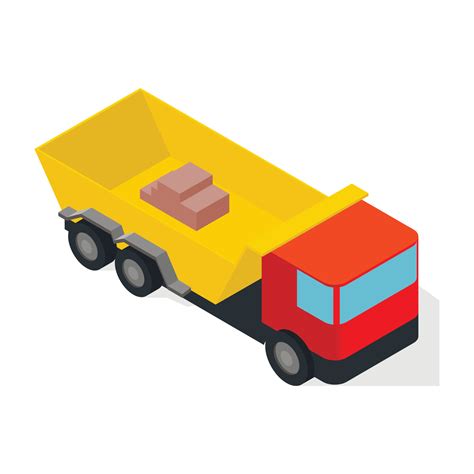 Isometric Truck Icon Vector Art At Vecteezy