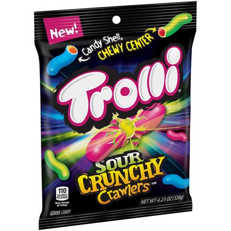 Trolli Sour Crunchy Crawlers Gummy Candy 120g