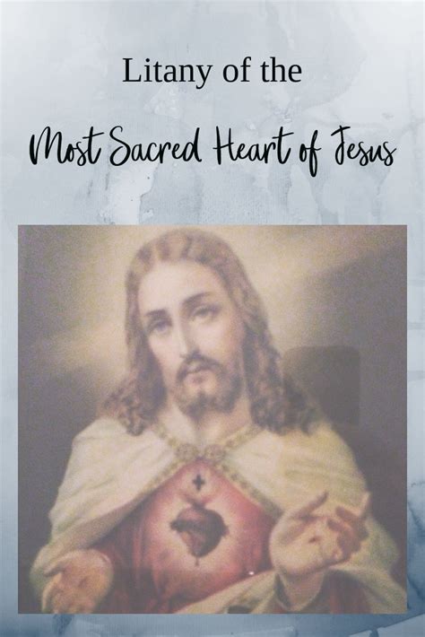 Litany of the Most Sacred Heart of Jesus – Marian Graces