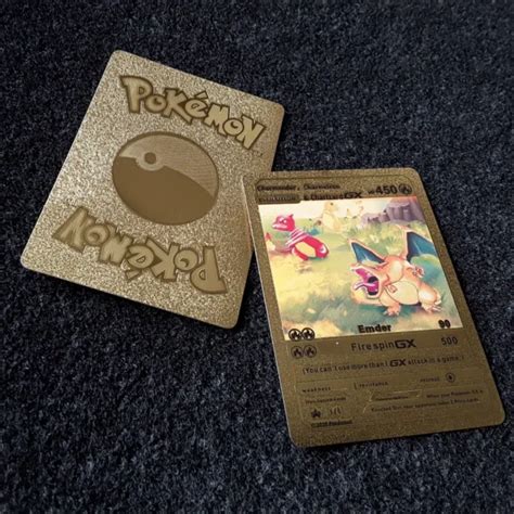 POKEMON EVOLUTION CHARMANDER CHARMELEON CHARIZARD GX GOLD Holofoil Rare