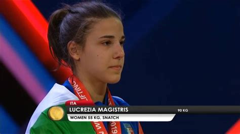 Pesistica Oro E Record Europeo Per Lucrezia Magistris Societ