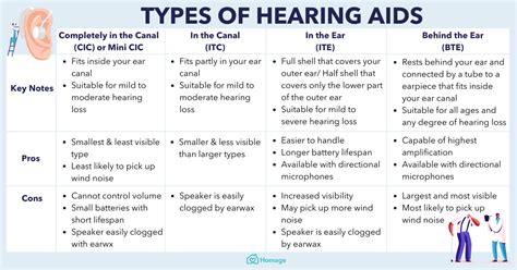 Hearing Aids: Types, How it Works, Prices & Subsidies - Homage