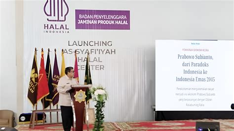 Babe Haikal Optimis Industri Halal Bisa Pacu Pertumbuhan Ekonomi Persen