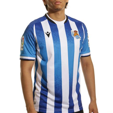 Real Sociedad 2023 24 Adults Home Match Jersey Macron